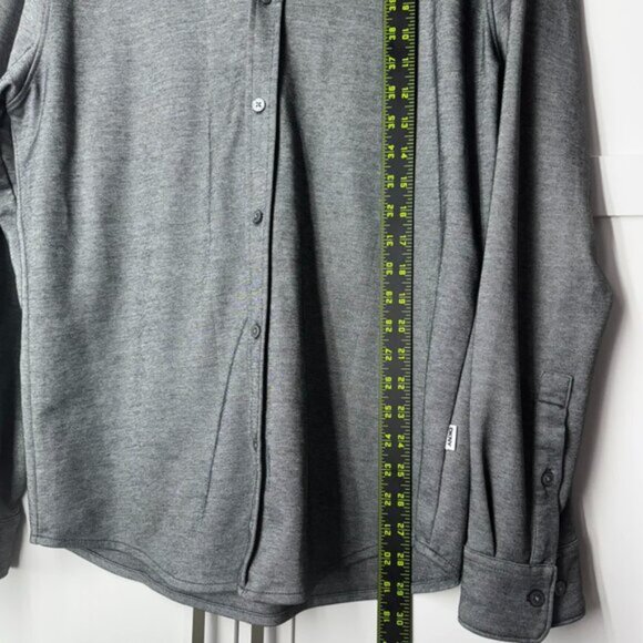 DKNY Men's Semi-Formal Button down collared Long Sleeve Top Gray Large - Picture 8 of 8